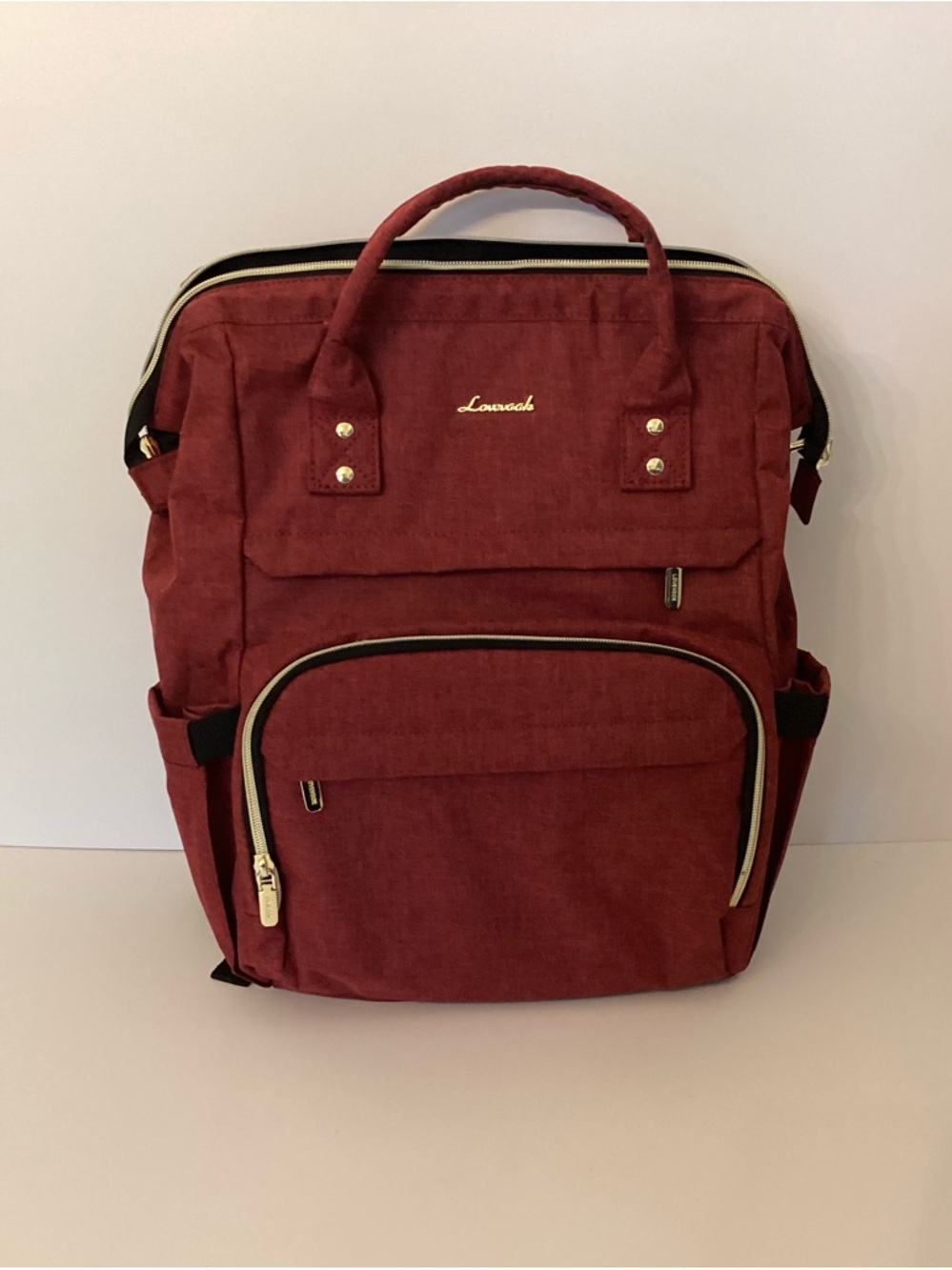 Lansach Red Travel Backpack - Women Travel Bag